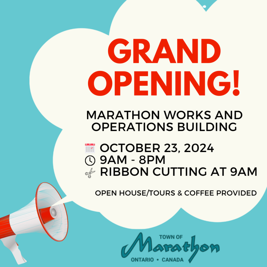 Poster for grand opening 