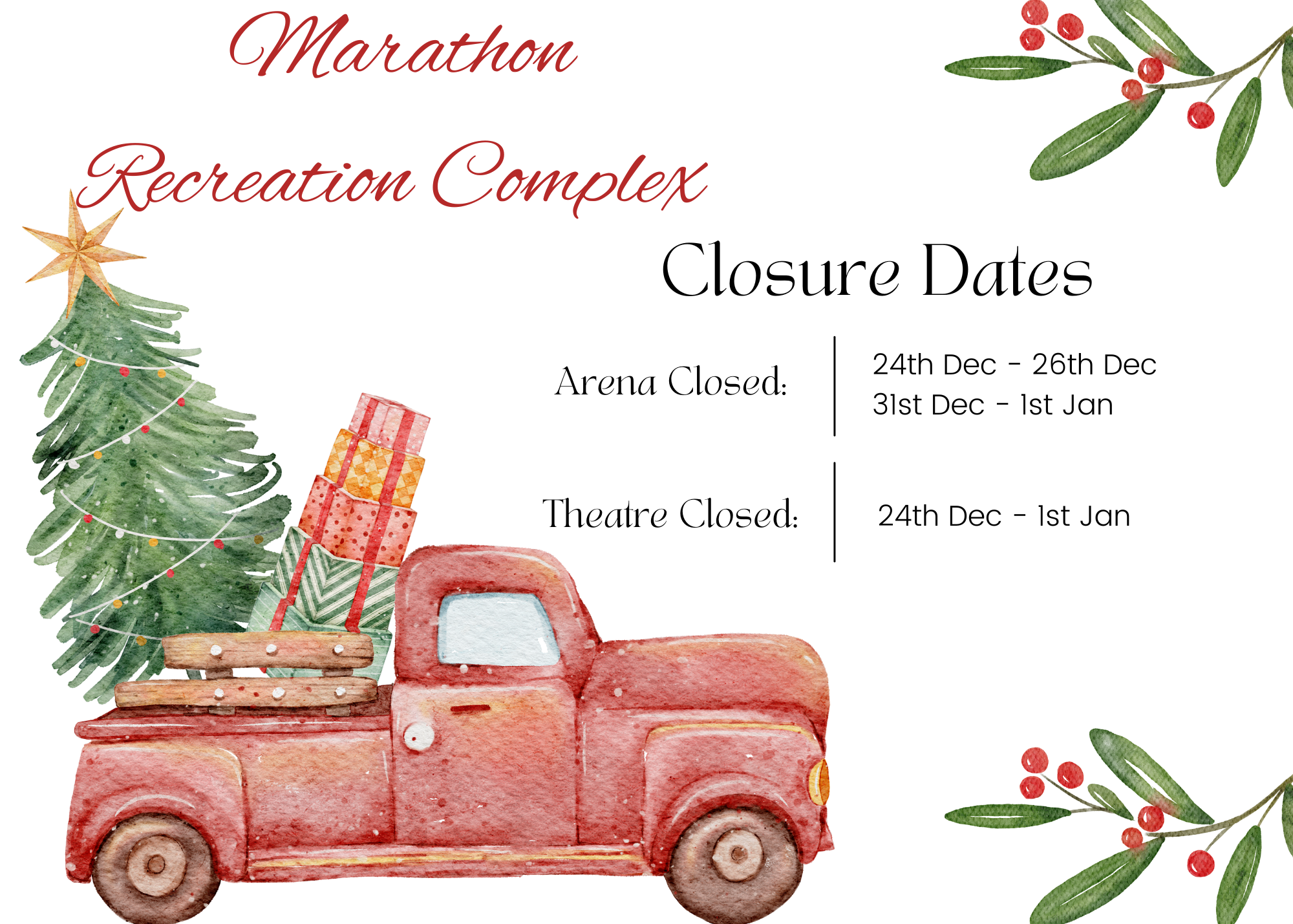 Holiday Closure